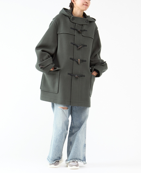 【MONTGOMERY/モンゴメリー】Alton  Pile Melton Duffle Coat  Short Length 24AW 詳細画像 BEIGE 17