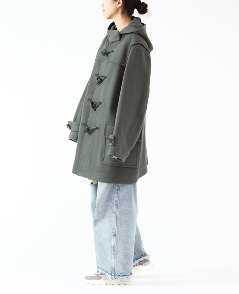 【MONTGOMERY/モンゴメリー】Alton  Pile Melton Duffle Coat  Short Length 24AW 詳細画像 BEIGE 18