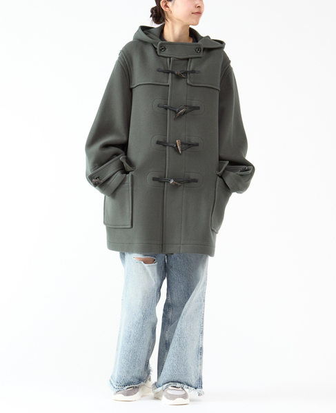 【MONTGOMERY/モンゴメリー】Alton  Pile Melton Duffle Coat  Short Length 24AW 詳細画像 BEIGE 24