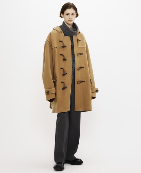 【MONTGOMERY/モンゴメリー】Alton  Pile Melton Duffle Coat  Short Length 24AW 詳細画像 BEIGE 5