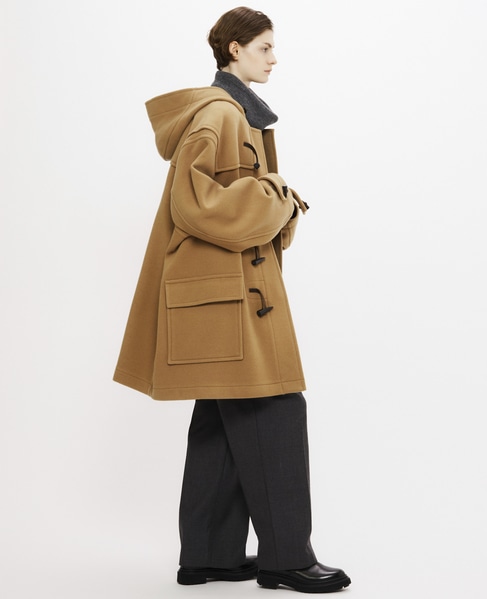 【MONTGOMERY/モンゴメリー】Alton  Pile Melton Duffle Coat  Short Length 24AW 詳細画像 BEIGE 8