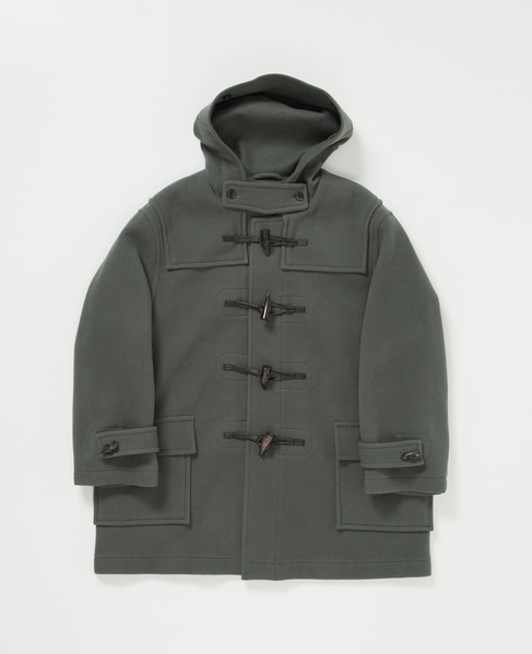 【MONTGOMERY/モンゴメリー】Alton  Pile Melton Duffle Coat  Short Length 24AW 詳細画像 GREEN 1