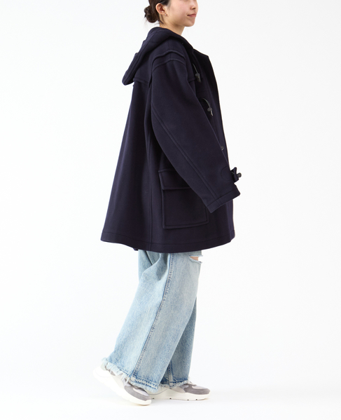 【MONTGOMERY/モンゴメリー】Alton  Pile Melton Duffle Coat  Short Length 24AW 詳細画像 GREEN 10