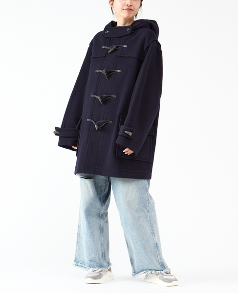 【MONTGOMERY/モンゴメリー】Alton  Pile Melton Duffle Coat  Short Length 24AW 詳細画像 GREEN 15