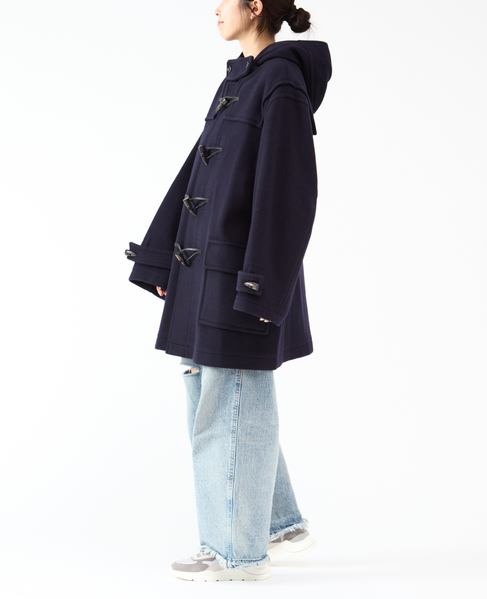 【MONTGOMERY/モンゴメリー】Alton  Pile Melton Duffle Coat  Short Length 24AW 詳細画像 GREEN 16