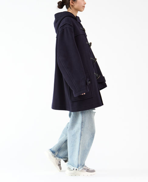 【MONTGOMERY/モンゴメリー】Alton  Pile Melton Duffle Coat  Short Length 24AW 詳細画像 GREEN 20