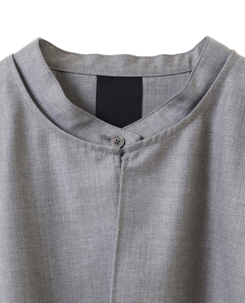 【DOMELLE/ドメル】WOOL TWILL 2WAY SHIRT 詳細画像 グレー 3