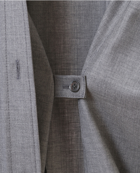 【DOMELLE/ドメル】WOOL TWILL 2WAY SHIRT 詳細画像 グレー 8