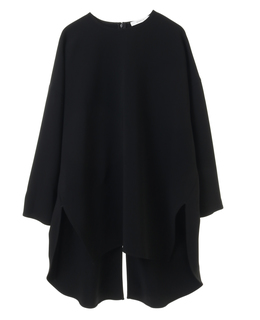 【DOMELLE/ドメル】BACK ROUND HEM BLOUSE