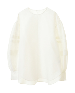 【DOMELLE/ドメル】ORGANDIE BLOUSE