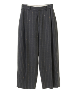 【DOMELLE/ドメル】LAME STRIPE PANTS