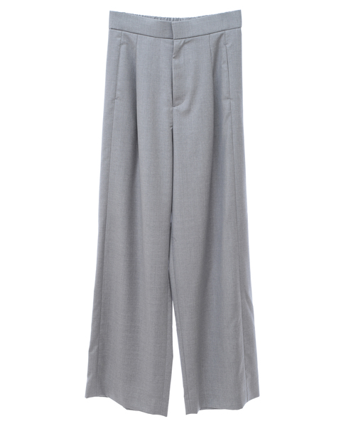 【DOMELLE/ドメル】WOOL TWILL PANTS 詳細画像 グレー 1