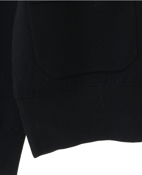 【DOMELLE/ドメル】CREW NECK CARDIGAN 詳細画像 ブラック 5