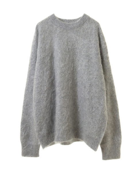 【DOMELLE/ドメル】FUR CASHMERE PULLOVER 詳細画像 ライトグレー 1