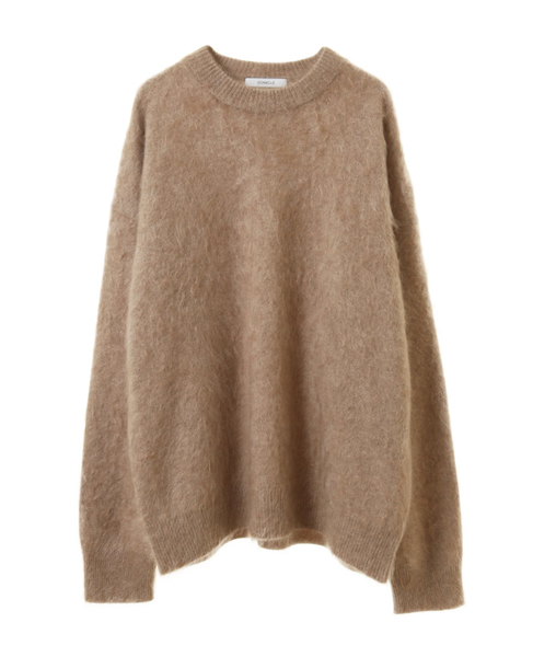 【DOMELLE/ドメル】FUR CASHMERE PULLOVER 詳細画像 ベージュ 1