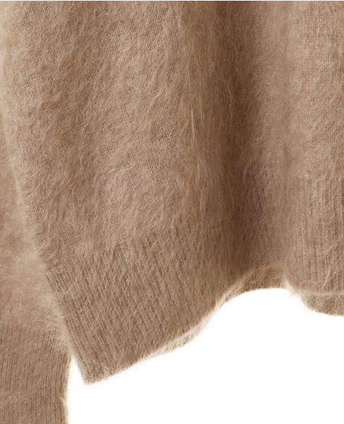 【DOMELLE/ドメル】FUR CASHMERE PULLOVER 詳細画像 ベージュ 5