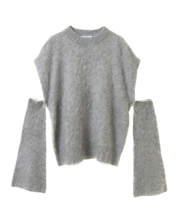 【DOMELLE/ドメル】FUR CASHMERE 2WAY VEST