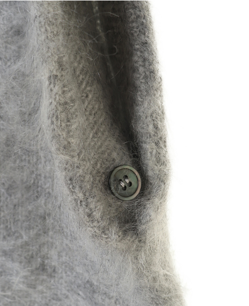 【DOMELLE/ドメル】FUR CASHMERE 2WAY VEST 詳細画像 ライトグレー 4