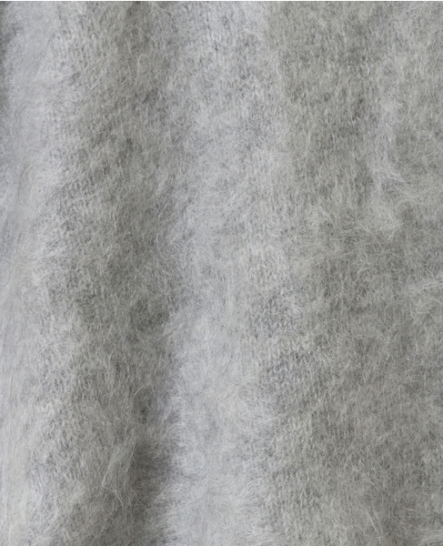 【DOMELLE/ドメル】FUR CASHMERE 2WAY VEST 詳細画像 ライトグレー 7