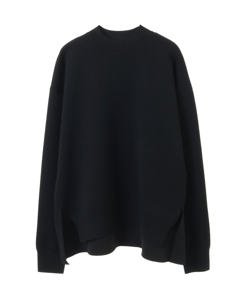 【DOMELLE/ドメル】STAND NECK PULLOVER 詳細画像 ブラック 1