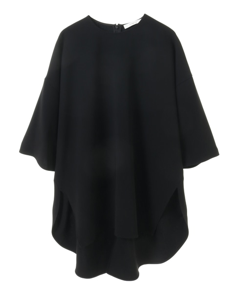 【DOMELLE/ドメル】BACK ROUND HEM BLOUSE 詳細画像 ブラック 1