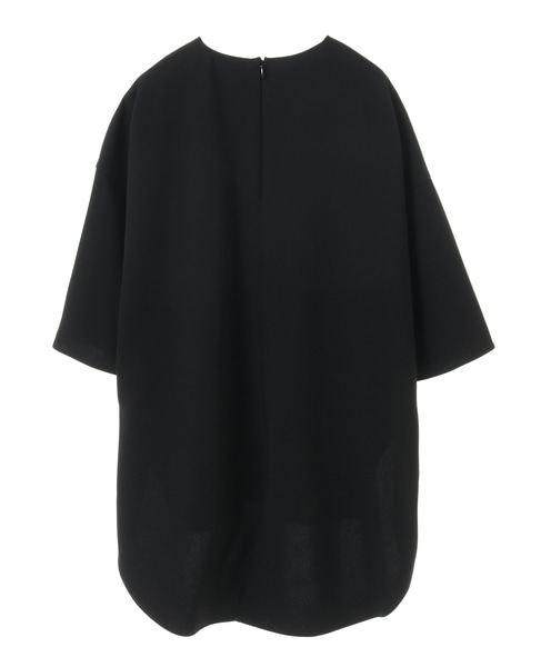 【DOMELLE/ドメル】BACK ROUND HEM BLOUSE 詳細画像 ブラック 2
