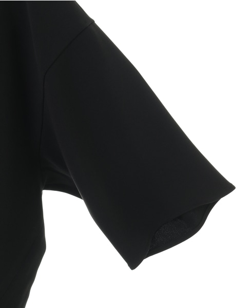 【DOMELLE/ドメル】BACK ROUND HEM BLOUSE 詳細画像 ブラック 4