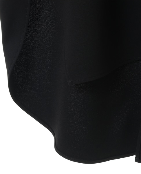 【DOMELLE/ドメル】BACK ROUND HEM BLOUSE 詳細画像 ブラック 5
