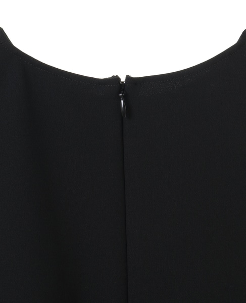 【DOMELLE/ドメル】BACK ROUND HEM BLOUSE 詳細画像 ブラック 6
