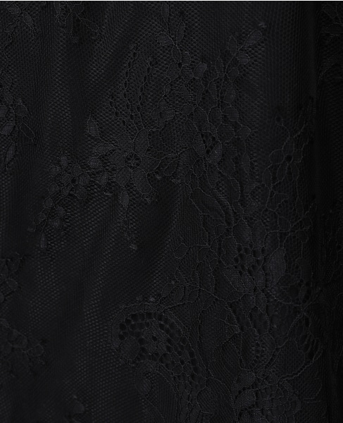 【DOMELLE/ドメル】LACE BLOUSE 詳細画像 ブラック 7