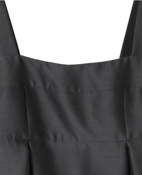 【DOMELLE/ドメル】WO/SE TWILL DRESS 詳細画像 ブラック 3