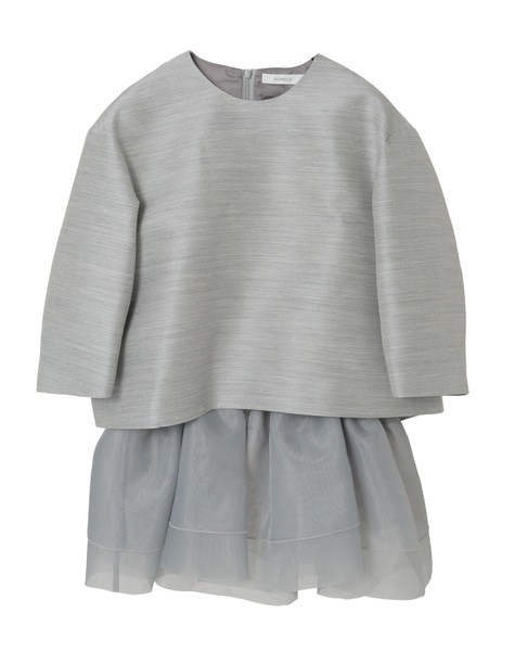 【DOMELLE/ドメル】WO/SE TWILL BLOUSE 詳細画像 グレー 1