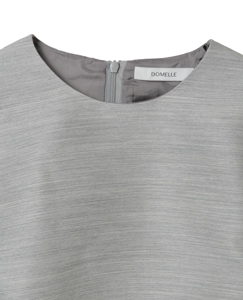 【DOMELLE/ドメル】WO/SE TWILL BLOUSE 詳細画像 グレー 3