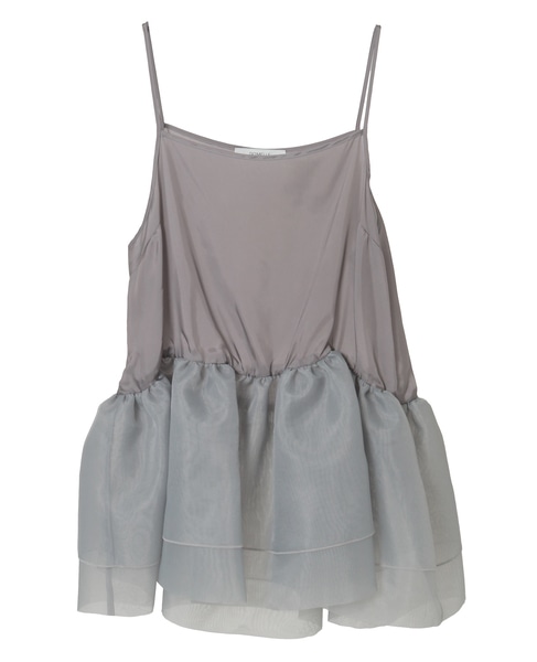 【DOMELLE/ドメル】WO/SE TWILL BLOUSE 詳細画像 グレー 8