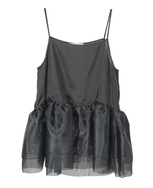 【DOMELLE/ドメル】WO/SE TWILL BLOUSE 詳細画像 ブラック 2