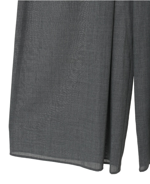 【DOMELLE/ドメル】WOOL VOIL PANTS 詳細画像 グレー 5