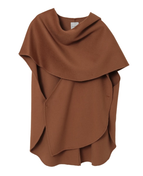【DOMELLE/ドメル】CA BLEND REVER STOLE VEST 詳細画像 キャメル 1