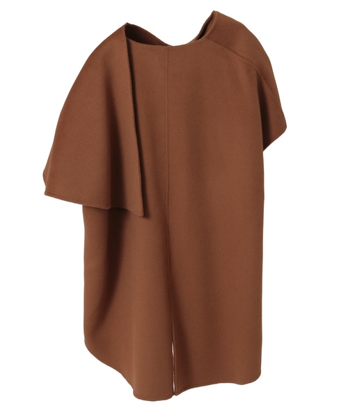 【DOMELLE/ドメル】CA BLEND REVER STOLE VEST 詳細画像 キャメル 2