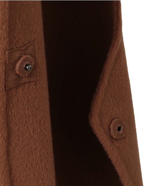 【DOMELLE/ドメル】CA BLEND REVER STOLE VEST 詳細画像 キャメル 7