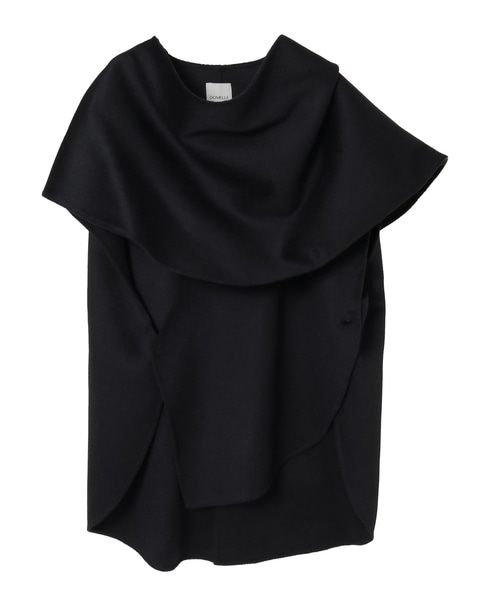 【DOMELLE/ドメル】CA BLEND REVER STOLE VEST 詳細画像 ネイビー 1