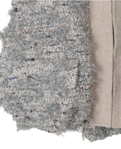 【DOMELLE/ドメル】MALHIA SILVER TWEED VEST 詳細画像 シルバー 5