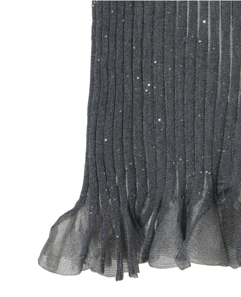 【DOMELLE/ドメル】SPANGLE SLEEVELESS TOP 詳細画像 グレー 5