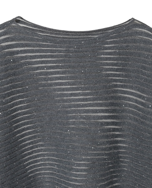 【DOMELLE/ドメル】SPANGLE KNIT 詳細画像 グレー 3