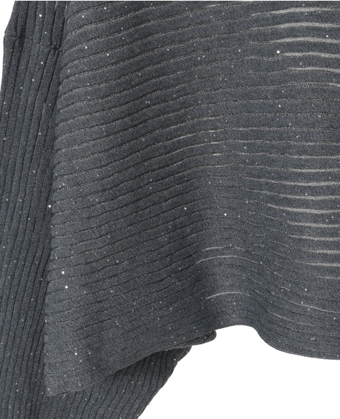 【DOMELLE/ドメル】SPANGLE KNIT 詳細画像 グレー 4