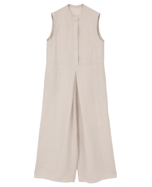 【DOMELLE/ドメル】BELGIUM LINEN JUMPSUIT 詳細画像 ベージュ 1