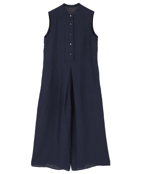 【DOMELLE/ドメル】BELGIUM LINEN JUMPSUIT 詳細画像 ネイビー 1