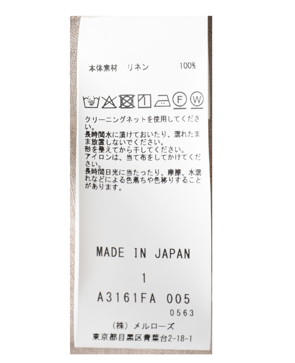 【DOMELLE/ドメル】BELGIUM LINEN JUMPSUIT 詳細画像 ネイビー 7