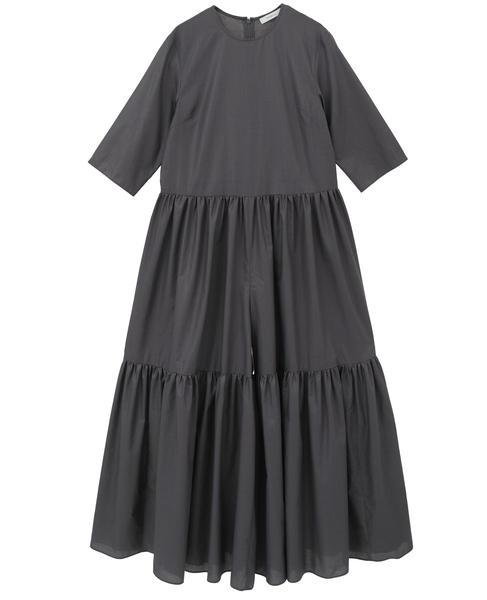 【DOMELLE/ドメル】TIERED JUMPSUIT 詳細画像 グレー 1