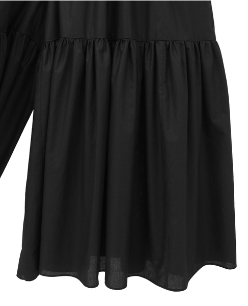 【DOMELLE/ドメル】TIERED JUMPSUIT 詳細画像 ブラック 7