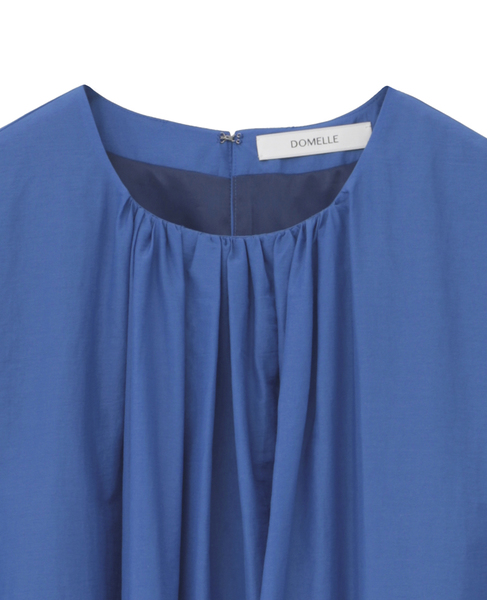 【DOMELLE/ドメル】CO/PA TAFFETA DRESS 詳細画像 ブルー 3